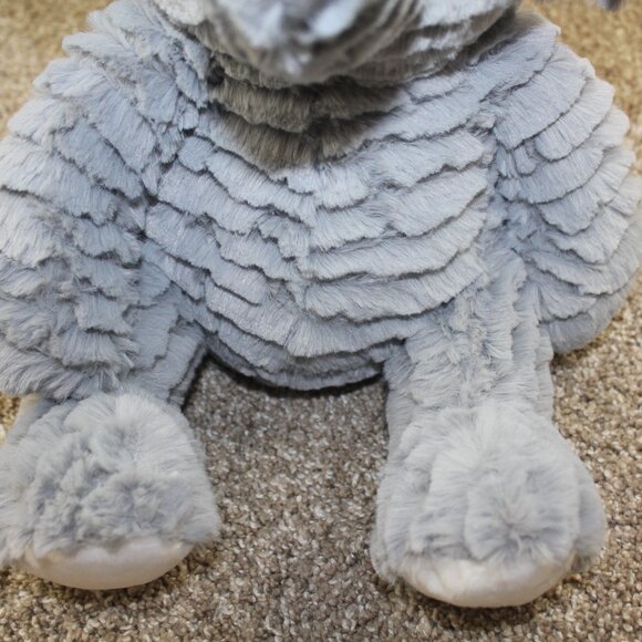 Little Me Elephant Plush Baby Infant Soft Stuffed Toy Gray White 14" NWT - Picture 3 of 7